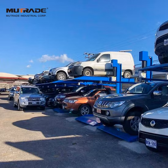 Prezzo di fabbrica ascensore croce auto impilabile sistema di parcheggio verticale puzzle a 2 livelli