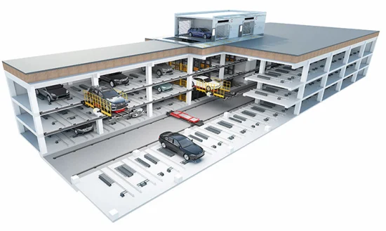 Sistema di parcheggio automatico multilivello certificato CE Eac