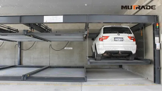 Sistema di parcheggio puzzle semiautomatico Mutrade con attrezzatura idraulica per garage